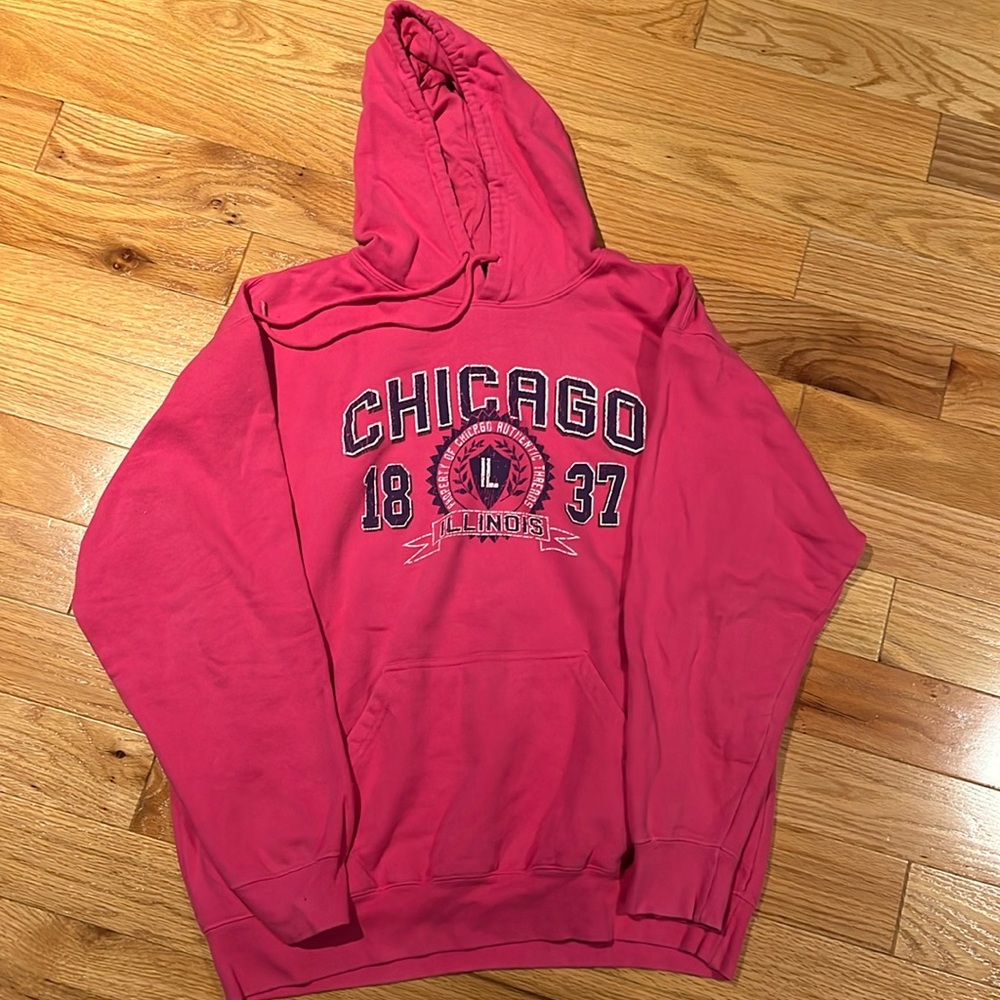 Chicago Illinois sweatshirt pink women’s size large by Point Sportswear